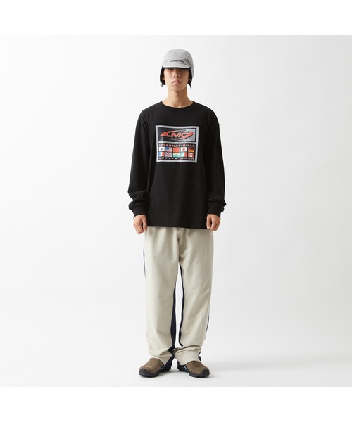 LMCの「ACTIVE GEAR INT LONG SLV TEE(Tシャツ/カットソー・メンズ・ブラック/グレー×ピンク・S/M/L/XL)」の5枚目の写真