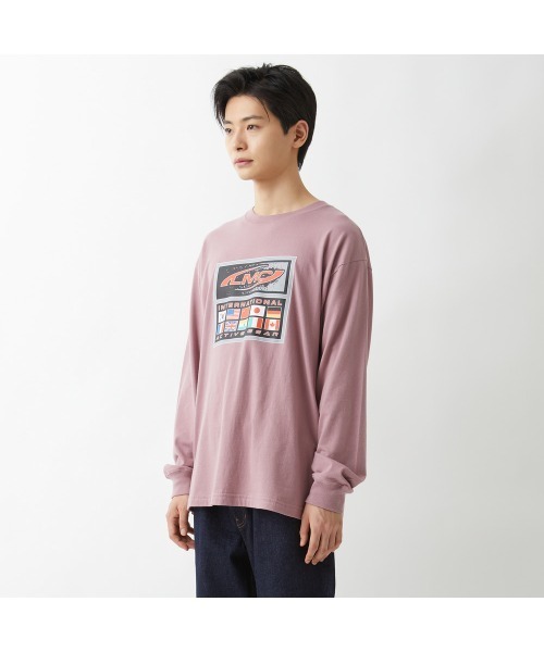 LMCの「ACTIVE GEAR INT LONG SLV TEE(Tシャツ/カットソー・メンズ・ブラック/グレー×ピンク・S/M/L/XL)」の8枚目の写真