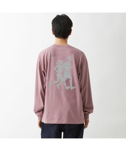 LMCの「ACTIVE GEAR INT LONG SLV TEE(Tシャツ/カットソー・メンズ・ブラック/グレー×ピンク・S/M/L/XL)」の9枚目の写真