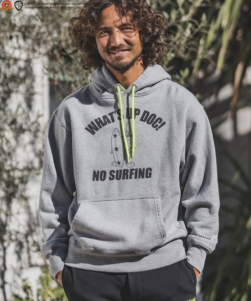 felkod（フィルコッド）の「mpa2770-BUGS BUNNY - Print Parka (Surf Style) パーカー（パーカー・メンズ・ブラック/トップグレー・M/L/S）」の3枚目の写真