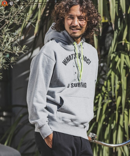 felkod（フィルコッド）の「mpa2770-BUGS BUNNY - Print Parka (Surf Style) パーカー（パーカー・メンズ・ブラック/トップグレー・M/L/S）」の4枚目の写真