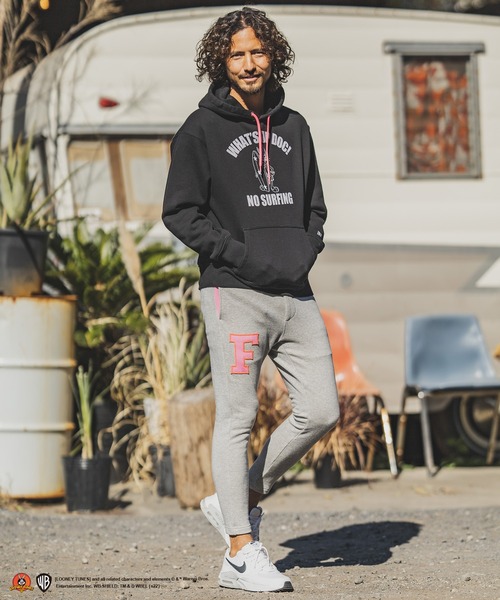 felkod（フィルコッド）の「mpa2770-BUGS BUNNY - Print Parka (Surf Style) パーカー（パーカー・メンズ・ブラック/トップグレー・M/L/S）」の12枚目の写真