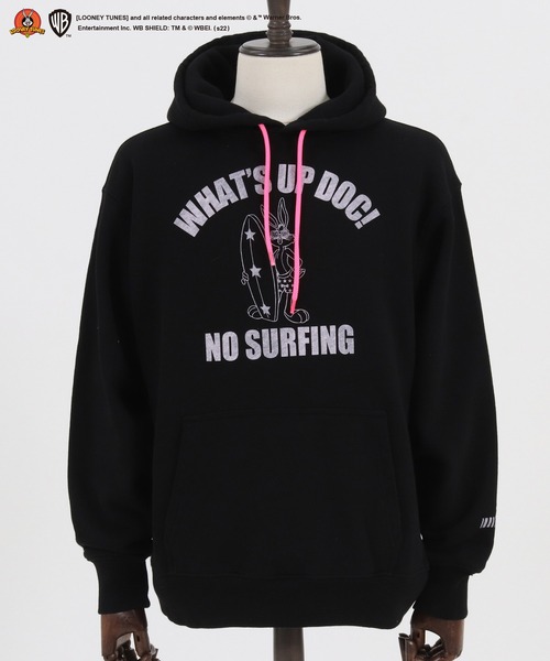 felkod（フィルコッド）の「mpa2770-BUGS BUNNY - Print Parka (Surf Style) パーカー（パーカー・メンズ・ブラック/トップグレー・M/L/S）」の14枚目の写真