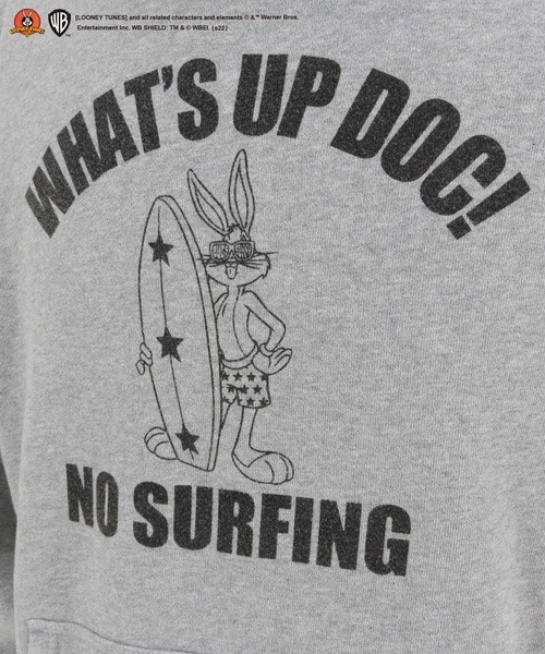 felkod（フィルコッド）の「mpa2770-BUGS BUNNY - Print Parka (Surf Style) パーカー（パーカー・メンズ・ブラック/トップグレー・M/L/S）」の19枚目の写真