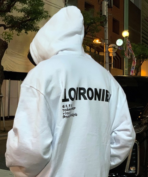 GARDEN TOKYO（ガーデントウキョウ）の「【WEB LIMITED】TOIRONIER/トワロニエ/DAILY LINE PULL PARKA/デイリーラインプルパーカー（パーカー・メンズ・ホワイト/ブラック・1/2）」の14枚目の写真