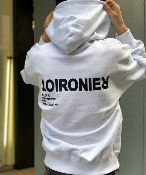 GARDEN TOKYO（ガーデントウキョウ）の「【WEB LIMITED】TOIRONIER/トワロニエ/DAILY LINE PULL PARKA/デイリーラインプルパーカー（パーカー・メンズ・ホワイト/ブラック・1/2）」の15枚目の写真