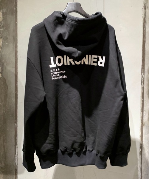GARDEN TOKYO（ガーデントウキョウ）の「【WEB LIMITED】TOIRONIER/トワロニエ/DAILY LINE PULL PARKA/デイリーラインプルパーカー（パーカー・メンズ・ホワイト/ブラック・1/2）」の10枚目の写真