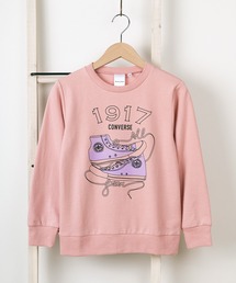 CONVERSE（コンバース）の「【CONVERSE/コンバース】手書き風 スニーカーイラスト プリントトレーナー 【140cm-160ｃｍ】（スウェット・キッズ）」