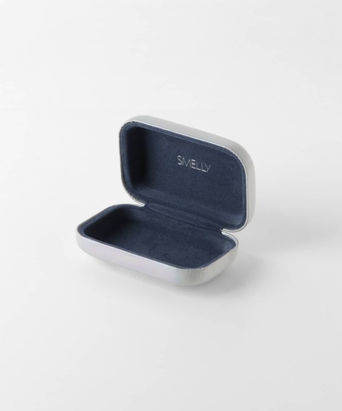 SMELLY（スメリー）の「スクエアアクセサリーケース（ポーチ・レディース・ミント/シルバー系その他・-）」の4枚目の写真