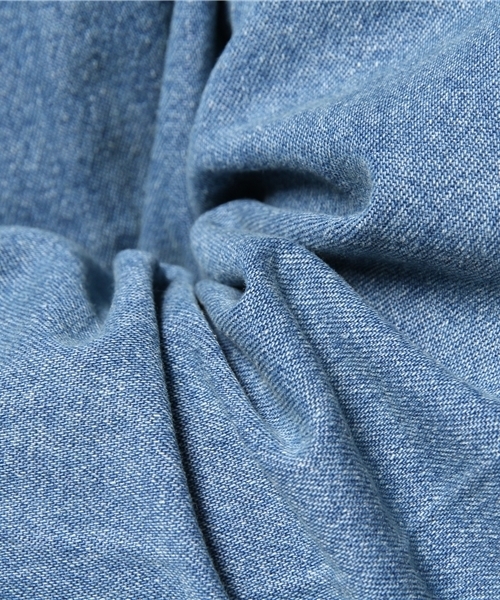 WEGO（ウィゴー）の「WEGO/バンドカラーデニムロングシャツ（シャツ/ブラウス・メンズ・インディゴブルー/ダークインディゴブルー・MEDIUM/LARGE）」の5枚目の写真