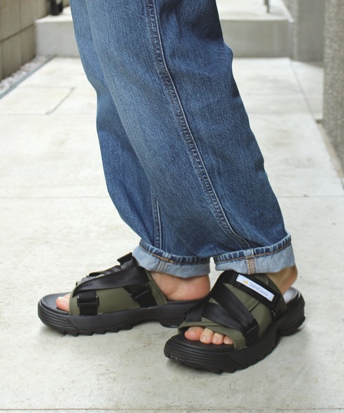 LAVEANGE（ラビアンジェ）の「Recycled nylon Cover Belt SANDAL（サンダル・メンズ・ブラック/カーキ・SMALL/MEDIUM/LARGE）」の7枚目の写真