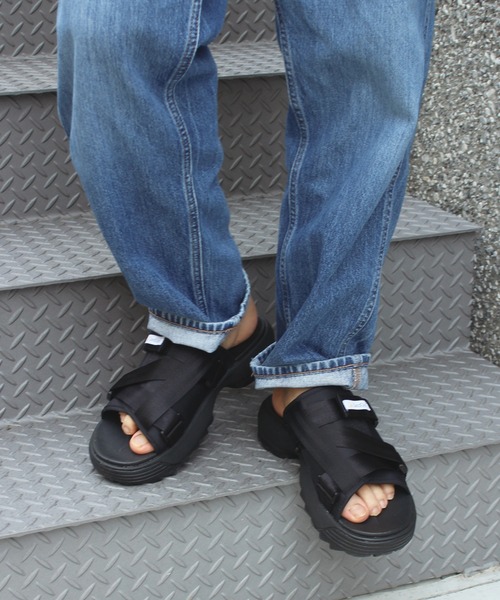LAVEANGE（ラビアンジェ）の「Recycled nylon Cover Belt SANDAL（サンダル・メンズ・ブラック/カーキ・SMALL/MEDIUM/LARGE）」の3枚目の写真