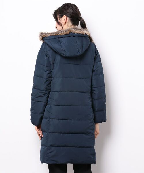 HONEYSUCKLE ROSE（ハニーサックルローズ）の「【HONEYSUCKLE ROSE】中綿ロングコート（その他アウター・レディース・ブラック/ネイビー・M/L）」の4枚目の写真