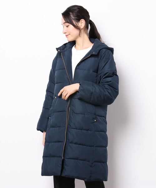 HONEYSUCKLE ROSE（ハニーサックルローズ）の「【HONEYSUCKLE ROSE】中綿ロングコート（その他アウター・レディース・ブラック/ネイビー・M/L）」の6枚目の写真