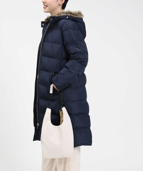 HONEYSUCKLE ROSE（ハニーサックルローズ）の「【HONEYSUCKLE ROSE】中綿ロングコート（その他アウター・レディース・ブラック/ネイビー・M/L）」の13枚目の写真