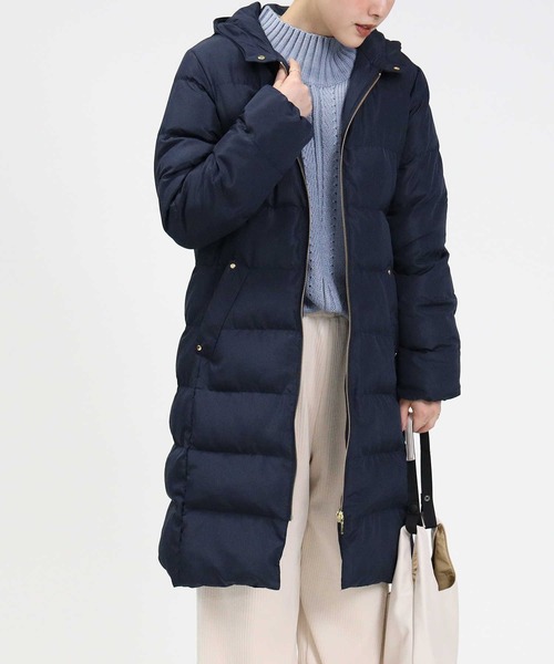 HONEYSUCKLE ROSE（ハニーサックルローズ）の「【HONEYSUCKLE ROSE】中綿ロングコート（その他アウター・レディース・ブラック/ネイビー・M/L）」の18枚目の写真