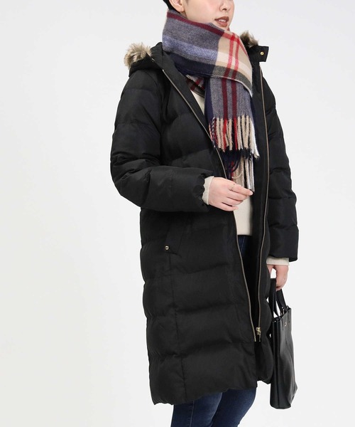 HONEYSUCKLE ROSE（ハニーサックルローズ）の「【HONEYSUCKLE ROSE】中綿ロングコート（その他アウター・レディース・ブラック/ネイビー・M/L）」の8枚目の写真