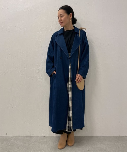 BEARDSLEY（ビアズリー）の「後ろバルーンデニムコート（ステンカラー