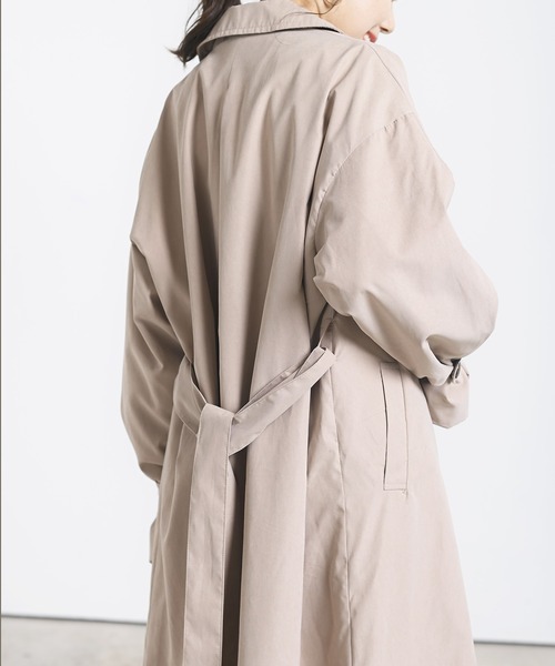 rps（アールピーエス）の「キャンディータックスリーブトレンチコート（トレンチコート・レディース・ベージュ/ライトベージュ/グレイッシュベージュ・M）」の10枚目の写真