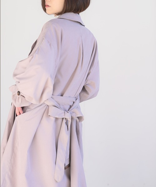 rps（アールピーエス）の「キャンディータックスリーブトレンチコート（トレンチコート・レディース・ベージュ/ライトベージュ/グレイッシュベージュ・M）」の18枚目の写真