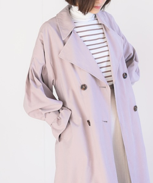 rps（アールピーエス）の「キャンディータックスリーブトレンチコート（トレンチコート・レディース・ベージュ/ライトベージュ/グレイッシュベージュ・M）」の19枚目の写真