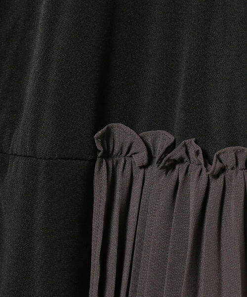 CAROLINA GLASER(カロリナ グレイサー)の「CAROLINA GLASER / プリーツシャツ ワンピース(ワンピース・レディース・ブラック/グリーン・ONE SIZE)」の17枚目の写真