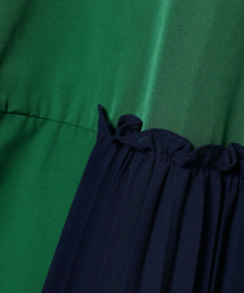 CAROLINA GLASER(カロリナ グレイサー)の「CAROLINA GLASER / プリーツシャツ ワンピース(ワンピース・レディース・ブラック/グリーン・ONE SIZE)」の12枚目の写真
