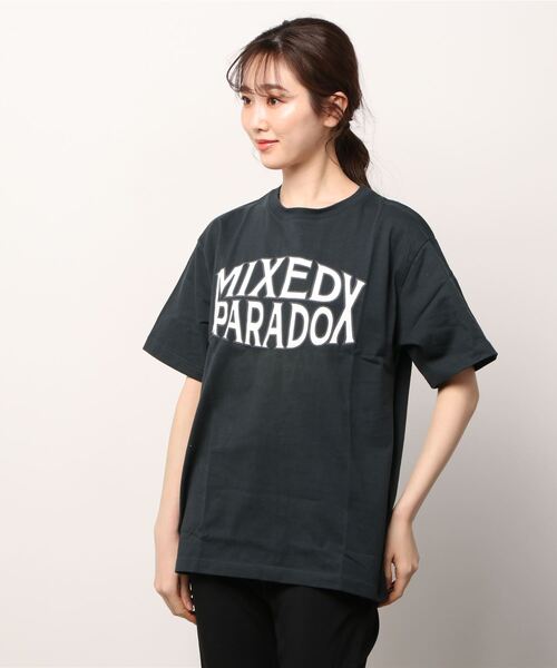 INNOCENT(イノセント)の「『RDS』プリントTシャツ(Tシャツ/カットソー・レディース・ベージュ/杢グレー/スミクロ・LARGE/MEDIUM/FREE)」の4枚目の写真