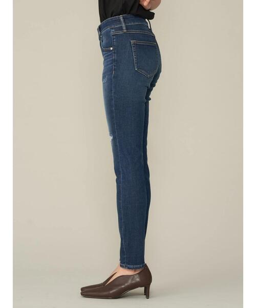 AMERICAN HOLIC(アメリカンホリック)の「スキニーフィットダメージデニム(デニムパンツ・レディース・インディゴブルー・LL/XS/M/S/L)」の11枚目の写真