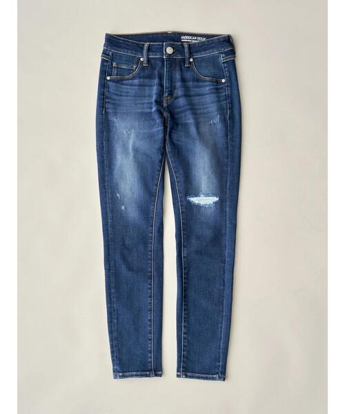 AMERICAN HOLIC(アメリカンホリック)の「スキニーフィットダメージデニム(デニムパンツ・レディース・インディゴブルー・LL/XS/M/S/L)」の14枚目の写真