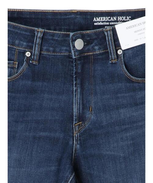 AMERICAN HOLIC(アメリカンホリック)の「スキニーフィットダメージデニム(デニムパンツ・レディース・インディゴブルー・LL/XS/M/S/L)」の20枚目の写真