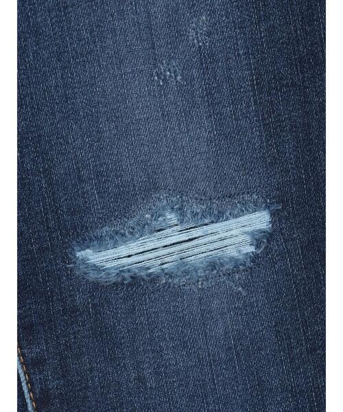 AMERICAN HOLIC(アメリカンホリック)の「スキニーフィットダメージデニム(デニムパンツ・レディース・インディゴブルー・LL/XS/M/S/L)」の2枚目の写真