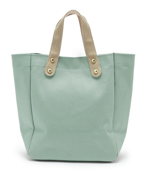 SHOO・LA・RUE(シューラルー)の「◆キャンバスロゴトート(トートバッグ・レディース・ブラウン系その他/ベビーピンク/ライトベージュ/ライトグリーン系・00)」の7枚目の写真