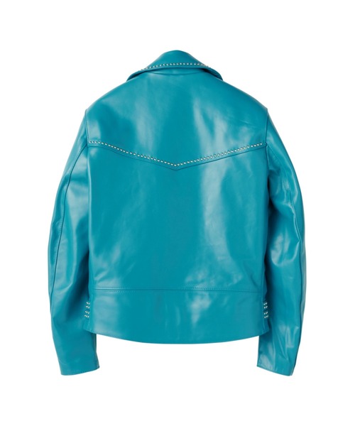 HYSTERIC GLAMOUR（ヒステリックグラマー）の「Lewis Leathers/#391 LIGHTNING（ライダースジャケット・メンズ・ブラック/ブルー・SMALL/MEDIUM/LARGE）」の4枚目の写真