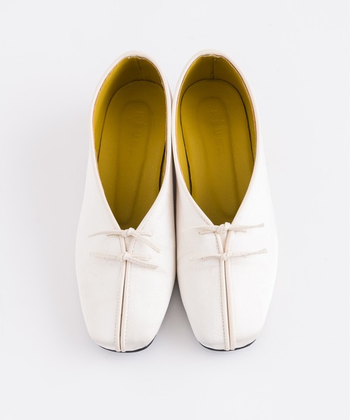 NEUNA(ヌナ)の「台湾シューズ(バレエシューズ・レディース・ホワイト/ブラック・SMALL/MEDIUM/LARGE)」の14枚目の写真