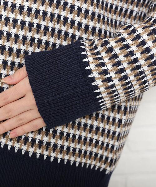 Cutie Blonde(キューティーブロンド)の「◆【S-L】ニットカーディガン(カーディガン/ボレロ・レディース・ネイビー/マスタード/ダークオレンジ・01/02/03)」の21枚目の写真