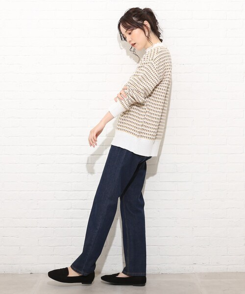 Cutie Blonde(キューティーブロンド)の「◆【S-L】ニットカーディガン(カーディガン/ボレロ・レディース・ネイビー/マスタード/ダークオレンジ・01/02/03)」の22枚目の写真