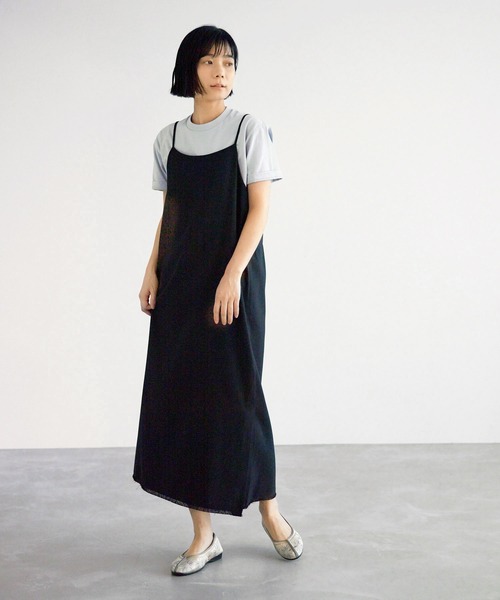 DANTON（ダントン）の「【DANTON(ダントン)】ポケット付きクルーネックTシャツ（無地）（Tシャツ/カットソー・レディース・ホワイト/サックスブルー/ベージュ系その他/イエロー系その他・36）」の8枚目の写真