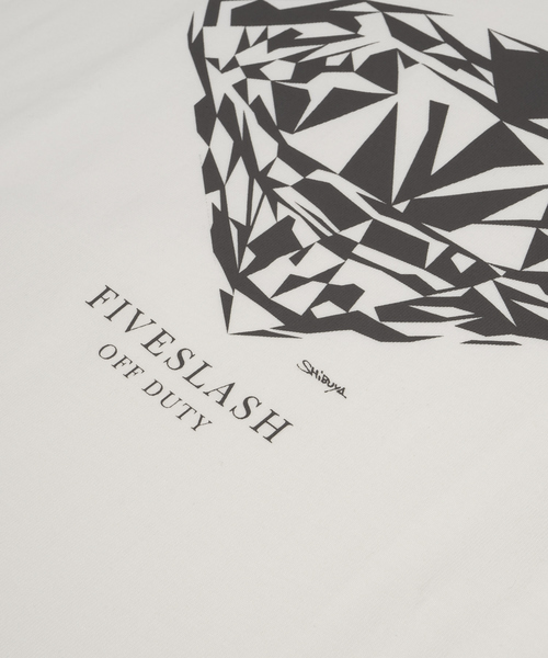 5/(ファイブスラッシュ)の「【5/】DIAMOND ショートスリーブTシャツ(Tシャツ/カットソー・メンズ・ブラック/ホワイト/ブラウン・M/L/XL/S)」の5枚目の写真