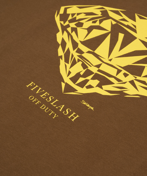 5/(ファイブスラッシュ)の「【5/】DIAMOND ショートスリーブTシャツ(Tシャツ/カットソー・メンズ・ブラック/ホワイト/ブラウン・M/L/XL/S)」の4枚目の写真