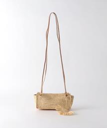 Lepidos | ＜MADE IN MADA＞MIALY ラフィア ショルダーバッグ(かごバッグ)