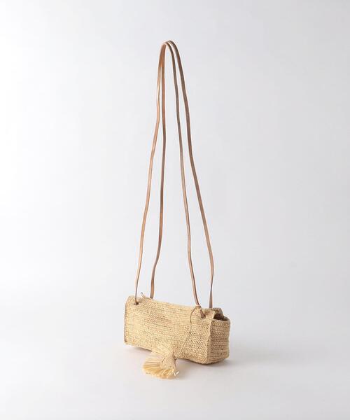 Lepidos（レピドス）の「＜MADE IN MADA＞MIALY ラフィア ショルダーバッグ（かごバッグ・レディース・ナチュラル・FREE）」の2枚目の写真