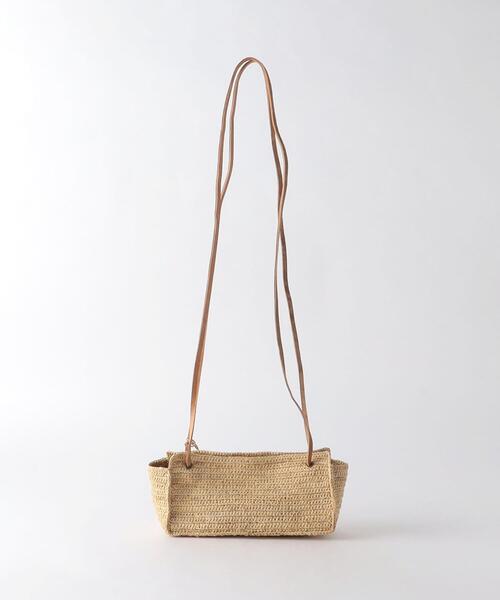 Lepidos（レピドス）の「＜MADE IN MADA＞MIALY ラフィア ショルダーバッグ（かごバッグ・レディース・ナチュラル・FREE）」の3枚目の写真
