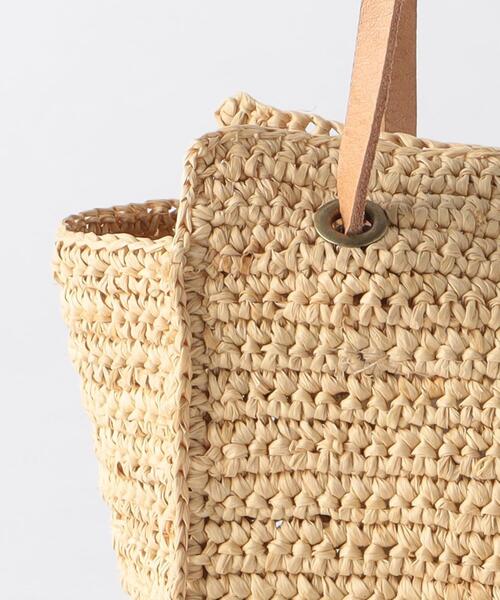 Lepidos（レピドス）の「＜MADE IN MADA＞MIALY ラフィア ショルダーバッグ（かごバッグ・レディース・ナチュラル・FREE）」の8枚目の写真