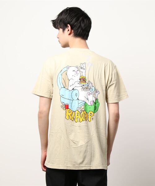 RIPNDIP（リップンディップ）の「【RIPNDIP】（UN）2 MOODS TEE（Tシャツ/カットソー・メンズ・タン・MEDIUM/LARGE/X-LARGE）」の2枚目の写真