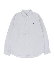 【BEVERLY HILLS POLO CLUB】ボタンダウンコットンシャツ 長袖 ロングスリーブ 3878-6020