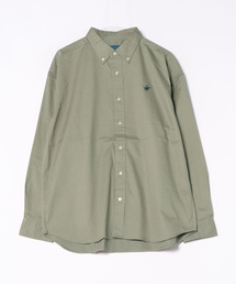 【BEVERLY HILLS POLO CLUB】ボタンダウンコットンシャツ 長袖 ロングスリーブ 3878-6020