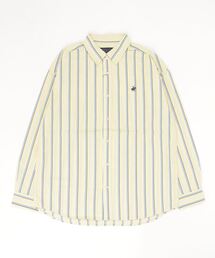 【BEVERLY HILLS POLO CLUB】ボタンダウンコットンシャツ 長袖 ロングスリーブ 3878-6020