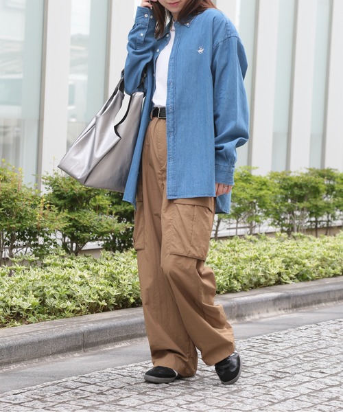 BEVERLY HILLS POLO CLUB（ビバリーヒルズポロクラブ）の「【BEVERLY HILLS POLO CLUB】ボタンダウンコットンシャツ 長袖 ロングスリーブ 3878-6020（シャツ/ブラウス・メンズ・ホワイト/ベージュ/サックスブルー系/ネイビー/ブラック/ネイビー系2/イエロー系その他2/ライトグリーン/ベージュ系その他2/サックスブルー系2/イエロー/インディゴブルー/ダークインディゴブルー/サックスブルー系3/ブルー/カーキ/ブルー系その他2・LL/M/L）」の22枚目の写真