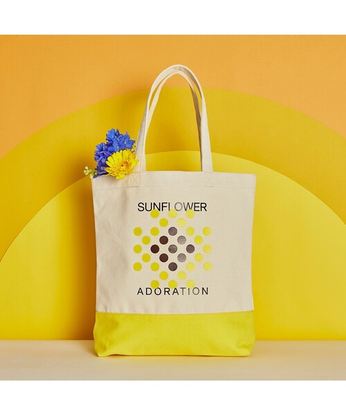 ANEVER（アンエバー）の「【BURNET】DOT FLOWER トート（トートバッグ・レディース・ホワイト/パープル/ネイビー/レッド/ピンク/イエロー/オレンジ/ブルー/グリーン/ブルー系その他/ピンク系その他/ローズ・F）」の8枚目の写真